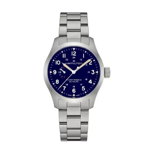 Orologio Hamilton Uomo Khaki Field Power Reserve in Acciaio H69509140 - H69509140